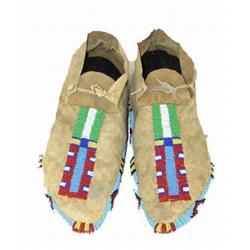 Sioux Indian Beaded Moccasins