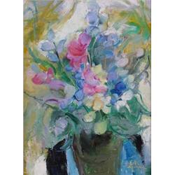 Jie Wei Zhou - Oil on Board