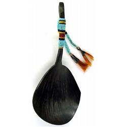 Beaded Buffalo Horn Spoon