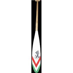 Wooden Paddle, Painted Eagle Design