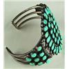 Image 2 : Silver & Turquoise Needlepoint Bracelet