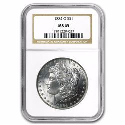 1884-O Morgan Dollar MS-65 NGC HIGH GRADE