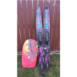 Quicksilver Water Ski’s W/ Water Biscuit Board