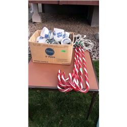 Candy Cane Lights And Bud Light Patio Lights