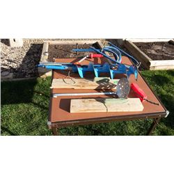 6” Hand Ice Auger W/ Fishing Supplies