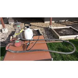 Barrel Pump, Hand Sprayer And Bird Feeder