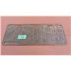 Image 3 : 1926 Tin License Plate