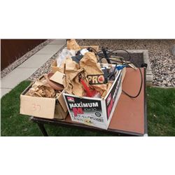 Assortment Of Nails: 2 1/2, 3 1/2 Coated, Deck Screws