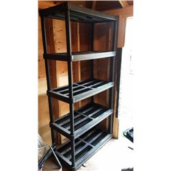 Plastic Shelving Unit (Sold 3 Times The Money) (73”x36”x18”)