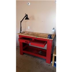 Waterloo Workbech With Vice And Light