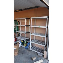 Plastic Shelves (Sold 2 Times The Money) (73”x35”x50”)