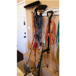 Brooms, Shovel, Electrical Cord, Misc.