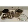 Image 1 : Misc. Stainless Steel Pots And Pans And Misc.