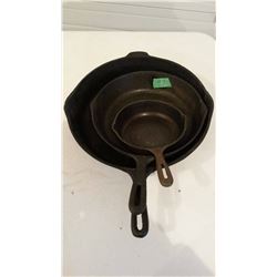 Set Of Cast Iron Pans (3)