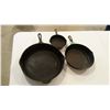 Image 2 : Set Of Cast Iron Pans (3)