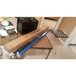 Projection Screen, Briefcase, Misc. Table With Light