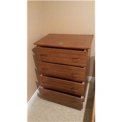 Wooden Dresser, 4 Drawer