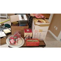 Magical Water Globe, Christmas Decorations, Tins and Misc.