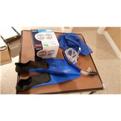 Scubadiving Equipment W/ Pair Of Marine Boss Speakers