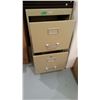 Image 1 : 2 Drawer Metal Filing Cabinet