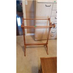 Wooden Quilting Rack