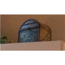 Decorative Trunk W/ Decorative Pieces