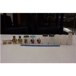 Lot of Milk Glass Salt&Pepper Shakers