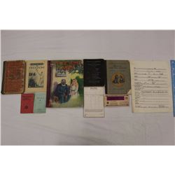 Lot of Antique Paper Related (Canadian Pacific Railway, 1945 Gasoline Ration Coupons, Etc)