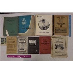 Lot of Vintage Paper Related (Mostly Tractor Manuals)