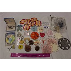 Lot of Vintage Women Related Misc (Avon Related, Pins, Etc)