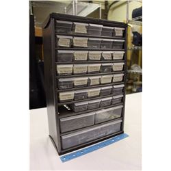 Holt 9 Shelf Tool Box w/A Large Assortment of Screws&Nails