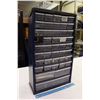 Image 1 : Holt 10 Shelf Tool Box w/ A Large Assortment of Screws&Nails