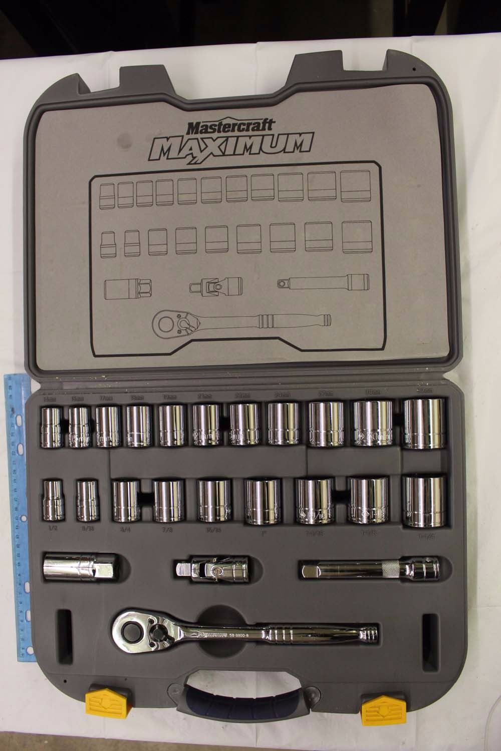 Maximum Mastercraft 20 Piece Socket Set (Complete)