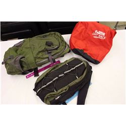 Outdoor Hiking/Camping Bags(3)(Dry Sac, Mountain Equipment Co, Unknown)