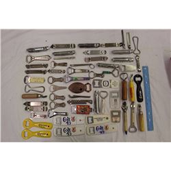 Lot of Advertising Bottle Openers