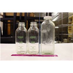 Pair of Avalon Dairy Milk Bottles& A Jar