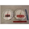 Image 1 : Feed Advertising Thermometers (2)(12" Round)