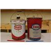 Image 1 : 5 Gallon Oil Pails (2)(Esso & Texaco)