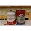 Image 3 : 5 Gallon Oil Pails (2)(Esso & Texaco)