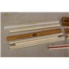 Image 2 : Lot Of Vintage Rulers And Pens