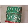 Image 1 : Pair Of 1965 Licence Plates