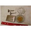 Image 1 : Lot Of Safety Razors, Ashtrays, Etc