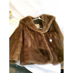 Short Mink Coat (Size Medium)