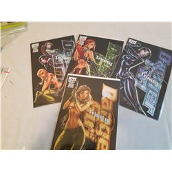 Comics: Danger Girl, Trinity (#1, 2, 3&4)(Unopened)