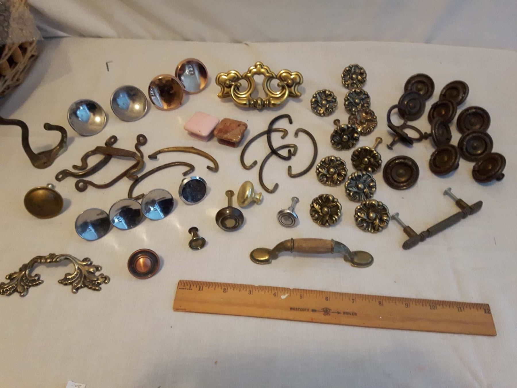 Variety Of Old Dresser Hardware