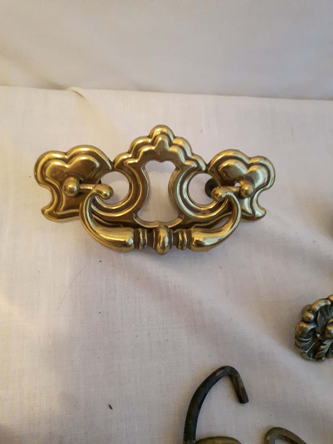 Variety of Old Dresser Hardware