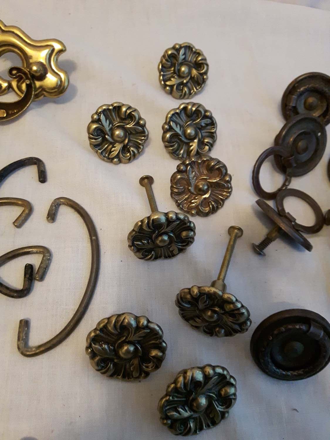 Variety Of Old Dresser Hardware