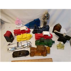 Avon Cars & Various Decanters (Most Empty)