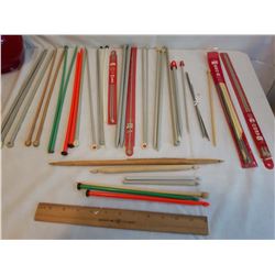 Variety of Knitting Needles & Crochet Hooks