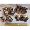 Image 1 : Old Silver Plated Cream & Sugar Sets (E.P)